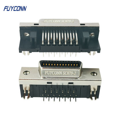 Connettore femminile del PWB SCSI del perno ad angolo retto MDR del connettore 26