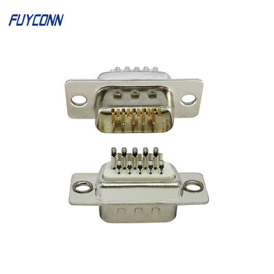 tipo di cavo ad alta densità della tazza della lega per saldatura di 15pin 26pin 44pin 62pin maschio del connettore di D-SUB
