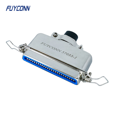 57-60500 connettore del connettore DDK 50 Pin Female Solder Cup Centronic con il cappuccio del metallo