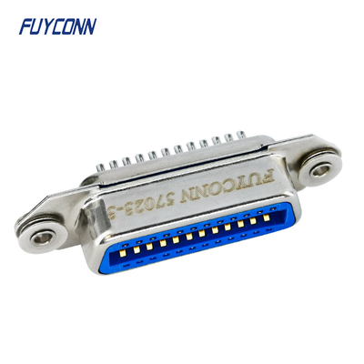 Tazza femminile 24 Pin Connector For Cable centronics della lega per saldatura