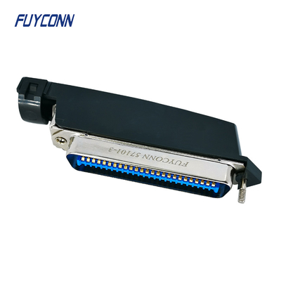 Hood Solder Cup Centronics di plastica 50 Pin Connector With L copertura di forma