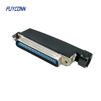 Il CN 57 salda Pin Male Centronics 50 Pin Connector With Plastic Hood