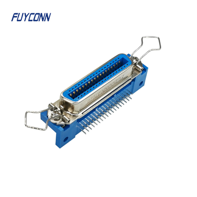 Fermaglio ad angolo retto 14 del PWB di DDK 24 36 50 passi di Pin 2.16mm