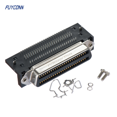 Connettore centronics ad angolo retto del PWB di Amphenol 100 Pin Female