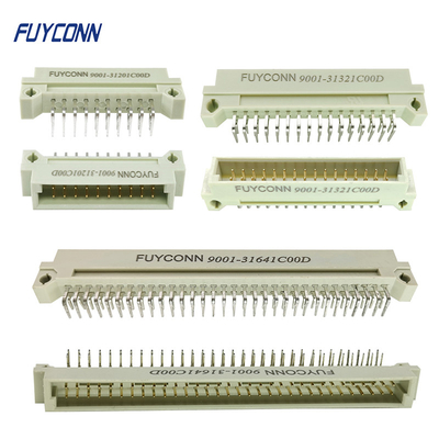 Connettore ad angolo retto del PWB 2rows Eurocard 41612 del connettore R/A del maschio DIN41612